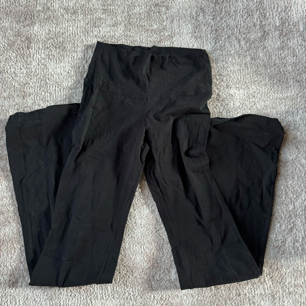 Aritzia Tna Black Flare Leggings Womens S